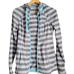 Lukka Athletic Full Zip hooded jacket with thumb holes Size Small